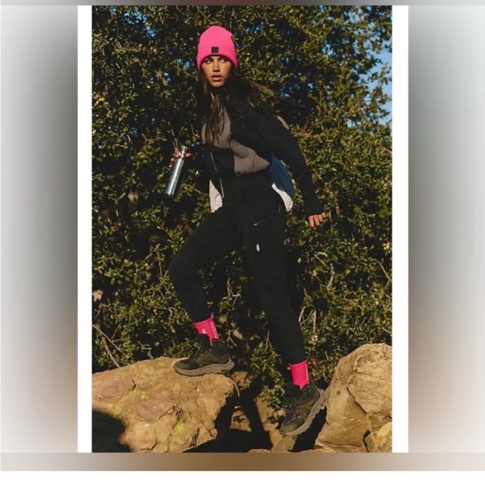 FP Movement by Free People Black Jumpsuit with Gray Panel - Picture 2 of 6